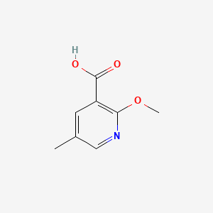 molecular formula C8H9NO3 B571803 2-Methoxy-5-methylnicotinic acid CAS No. 1227594-72-0