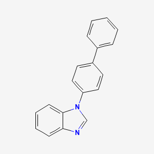 molecular formula C19H14N2 B5718037 1-(4-biphenylyl)-1H-benzimidazole 