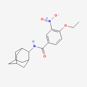 molecular formula C19H24N2O4 B5718067 N-2-adamantyl-4-ethoxy-3-nitrobenzamide 