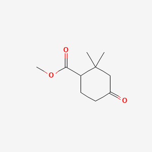 B571808 Methyl 2,2-dimethyl-4-oxocyclohexanecarboxylate CAS No. 1312535-32-2