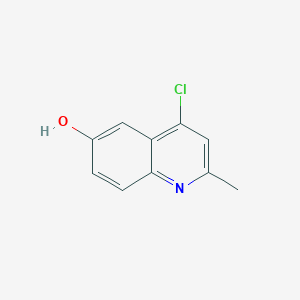 molecular formula C10H8ClNO B5718088 4-chloro-2-methyl-6-quinolinol 