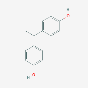 molecular formula C14H14O2 B057181 1,1-双(4-羟基苯基)乙烷 CAS No. 2081-08-5