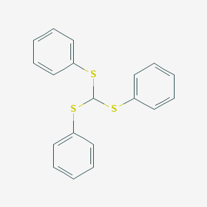 molecular formula C19H16S3 B057182 Tris(phenylthio)methane CAS No. 4832-52-4