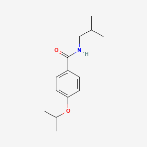 molecular formula C14H21NO2 B5718200 N-isobutyl-4-isopropoxybenzamide 