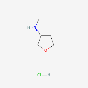 B571828 (R)-N-Methyltetrahydrofuran-3-amine hydrochloride CAS No. 1292324-63-0