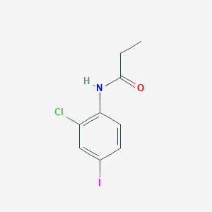 molecular formula C9H9ClINO B5718297 N-(2-chloro-4-iodophenyl)propanamide 