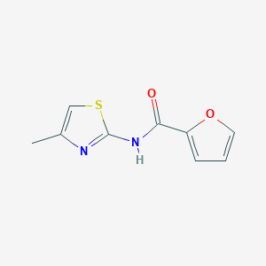 molecular formula C9H8N2O2S B5718315 N-(4-methyl-1,3-thiazol-2-yl)-2-furamide 