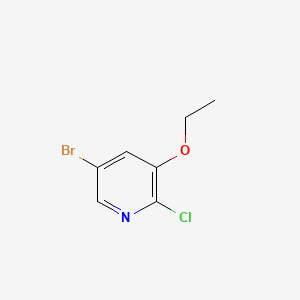 molecular formula C7H7BrClNO B571832 5-Bromo-2-chloro-3-ethoxypyridine CAS No. 1241752-29-3