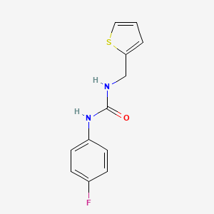 molecular formula C12H11FN2OS B5718331 N-(4-fluorophenyl)-N'-(2-thienylmethyl)urea 