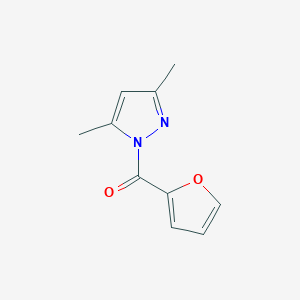 molecular formula C10H10N2O2 B5718394 1-(2-糠酰)-3,5-二甲基-1H-吡唑 