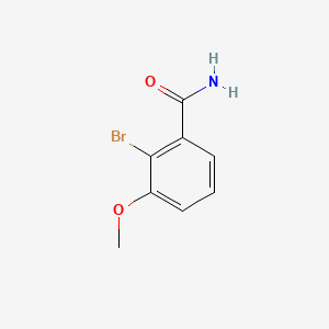 molecular formula C8H8BrNO2 B571840 2-Bromo-3-methoxybenzamide CAS No. 1261571-70-3