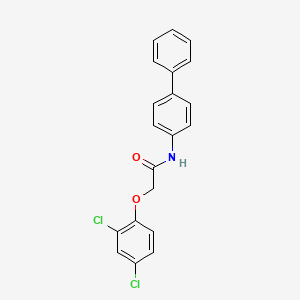 molecular formula C20H15Cl2NO2 B5718411 N-4-biphenylyl-2-(2,4-dichlorophenoxy)acetamide 