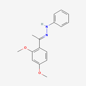 molecular formula C16H18N2O2 B5718431 1-(2,4-dimethoxyphenyl)ethanone phenylhydrazone 