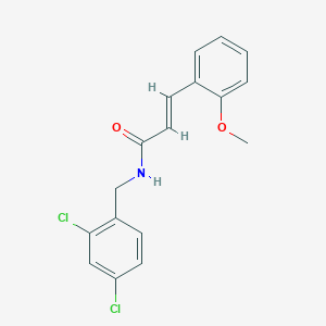 molecular formula C17H15Cl2NO2 B5718455 N-(2,4-dichlorobenzyl)-3-(2-methoxyphenyl)acrylamide 