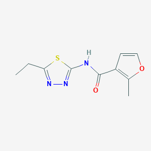molecular formula C10H11N3O2S B5718479 N-(5-ethyl-1,3,4-thiadiazol-2-yl)-2-methyl-3-furamide 