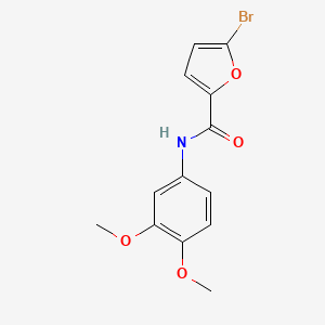molecular formula C13H12BrNO4 B5718493 5-bromo-N-(3,4-dimethoxyphenyl)-2-furamide 