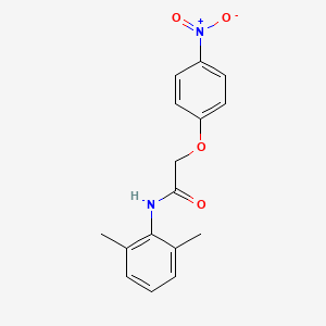 molecular formula C16H16N2O4 B5718565 N-(2,6-dimethylphenyl)-2-(4-nitrophenoxy)acetamide 