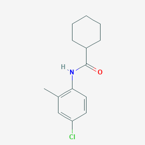 molecular formula C14H18ClNO B5718631 N-(4-chloro-2-methylphenyl)cyclohexanecarboxamide 