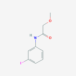 molecular formula C9H10INO2 B5718713 N-(3-iodophenyl)-2-methoxyacetamide 