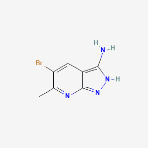 5-Bromo-6-methyl-1H-pyrazolo[3,4-b]pyridin-3-amine