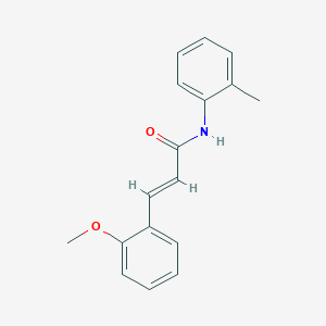 molecular formula C17H17NO2 B5718930 3-(2-methoxyphenyl)-N-(2-methylphenyl)acrylamide 