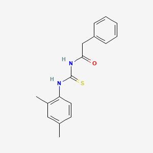molecular formula C17H18N2OS B5719078 N-{[(2,4-dimethylphenyl)amino]carbonothioyl}-2-phenylacetamide 