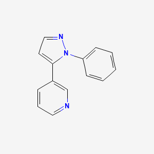 B571909 3-(1-phenyl-1H-pyrazol-5-yl)pyridine CAS No. 1269294-36-1