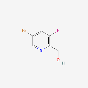 B571913 (5-Bromo-3-fluoropyridin-2-yl)methanol CAS No. 1206968-92-4