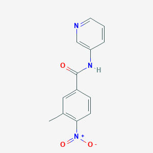 molecular formula C13H11N3O3 B5719143 3-methyl-4-nitro-N-3-pyridinylbenzamide 