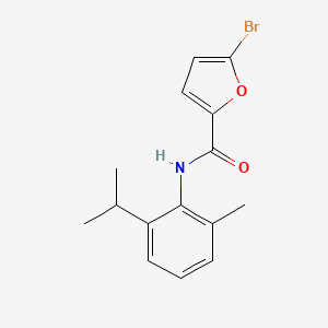 molecular formula C15H16BrNO2 B5719266 5-bromo-N-(2-isopropyl-6-methylphenyl)-2-furamide 