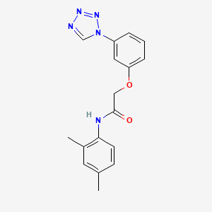 molecular formula C17H17N5O2 B5719269 N-(2,4-dimethylphenyl)-2-[3-(1H-tetrazol-1-yl)phenoxy]acetamide 