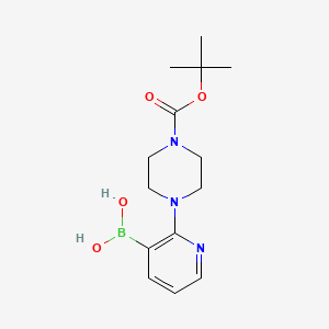 (2-(4-(tert-Butoxycarbonyl)piperazin-1-yl)pyridin-3-yl)boronic acid