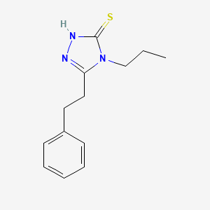 5-(2-phenylethyl)-4-propyl-4H-1,2,4-triazole-3-thiol
