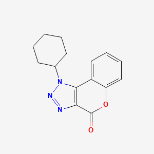 molecular formula C15H15N3O2 B5719349 1-cyclohexylchromeno[3,4-d][1,2,3]triazol-4(1H)-one 