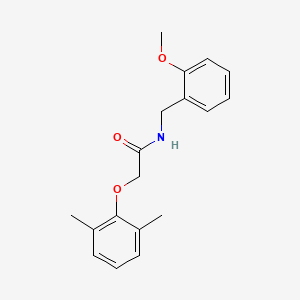molecular formula C18H21NO3 B5719411 2-(2,6-dimethylphenoxy)-N-(2-methoxybenzyl)acetamide 