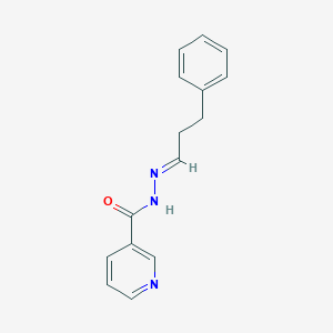 N'-(3-phenylpropylidene)nicotinohydrazide