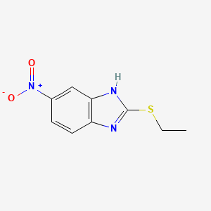 molecular formula C9H9N3O2S B5719479 2-(ethylthio)-5-nitro-1H-benzimidazole CAS No. 89029-00-5