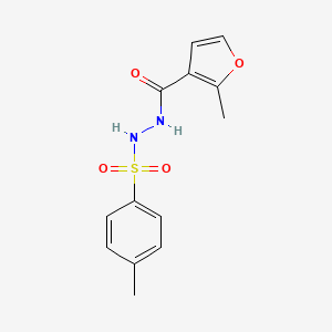 molecular formula C13H14N2O4S B5719666 2-methyl-N'-[(4-methylphenyl)sulfonyl]-3-furohydrazide 