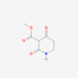 molecular formula C7H9NO4 B057197 2,4-二氧代哌啶-3-羧酸甲酯 CAS No. 74730-43-1