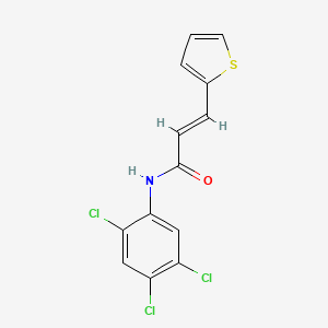 molecular formula C13H8Cl3NOS B5719708 3-(2-thienyl)-N-(2,4,5-trichlorophenyl)acrylamide 