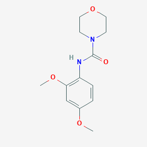 molecular formula C13H18N2O4 B5719738 N-(2,4-dimethoxyphenyl)-4-morpholinecarboxamide 