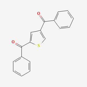 molecular formula C18H12O2S B5719749 2,4-thienediylbis(phenylmethanone) 