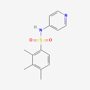 molecular formula C14H16N2O2S B5719784 2,3,4-trimethyl-N-4-pyridinylbenzenesulfonamide 
