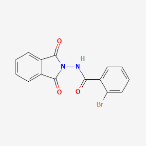 molecular formula C15H9BrN2O3 B5719786 2-bromo-N-(1,3-dioxo-1,3-dihydro-2H-isoindol-2-yl)benzamide 