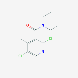 molecular formula C12H16Cl2N2O B5719807 2,5-dichloro-N,N-diethyl-4,6-dimethylnicotinamide 