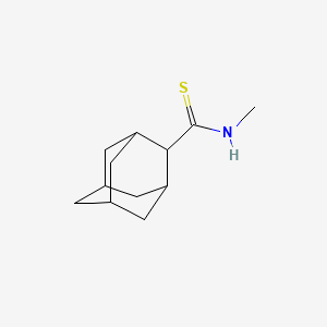 molecular formula C12H19NS B5719878 N-methyl-2-adamantanecarbothioamide 