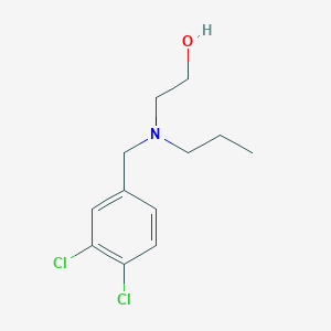 molecular formula C12H17Cl2NO B5719884 2-[(3,4-dichlorobenzyl)(propyl)amino]ethanol 