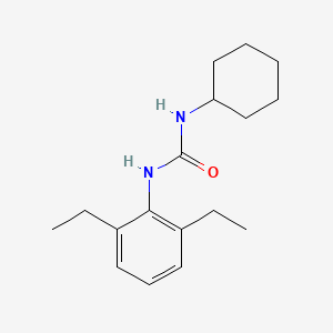 molecular formula C17H26N2O B5719894 N-cyclohexyl-N'-(2,6-diethylphenyl)urea 