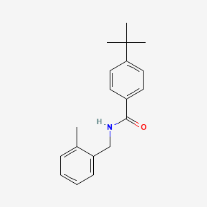 molecular formula C19H23NO B5719895 4-tert-butyl-N-(2-methylbenzyl)benzamide 