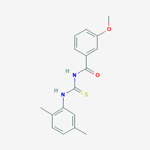 molecular formula C17H18N2O2S B5719976 N-{[(2,5-dimethylphenyl)amino]carbonothioyl}-3-methoxybenzamide 